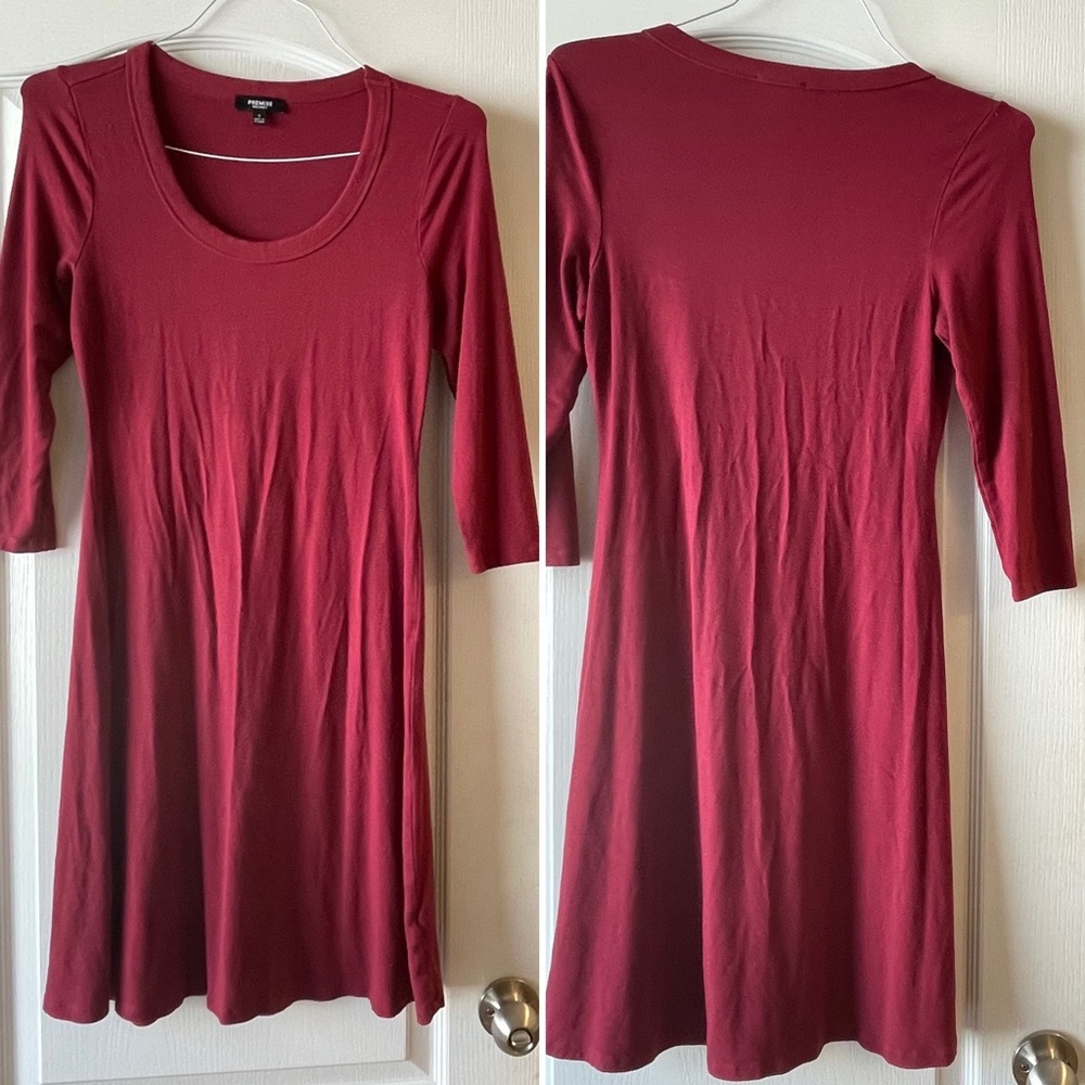 Premise 3/4 sleeve casual dress